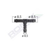 CONECTOR FURTUN TEU UNIVERSAL 8.5MM - NEGRU SET 5 BUC 61708