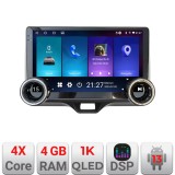 Navigatie Toyota Yaris 2020- Edotec 4+64 10.5 inch Incell 1K android Wifi 5Ghz gps internet kit-yaris2020