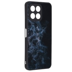 Husa pentru honor x6 / x8 5g / 70 lite, tech glass, glaze, blue nebula foto