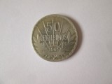 Uruguay 50 Centesimos 1943 argint