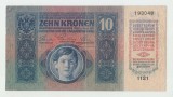 AUSTRIA - UNGARIA - 10 Kronen/Korona/Coroane 1915 , B1.29