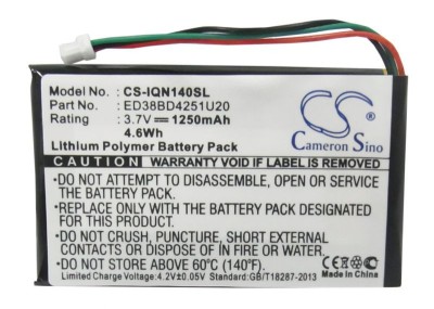 3,7V-1250MAH LI-POLYMER NAVI AKKU ALTERNATIV F&amp;Uuml;R GARMIN COM Articol Alternativ foto