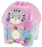 ECOIFFIER ABRICK SET CONSTRUCTIE PISICA 50 PIESE, Simba