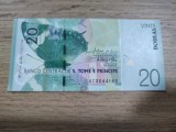 SAO TOME 20 DOBRAS 2016 UNC