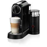 Aparat de cafea cu capsule DeLonghi Nespresso&reg; EN267.BAE CitiZ&amp;amp;Milk cu spuma de lapte, 1260W, 19 bar, rezervor de apa 1 litru, Negru