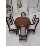 SET MARCO 52 MASA 106/141 CM +6 SCAUNE PERSONALIZABIL PE CULORI