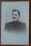 Fotografie tip CDV, ofiter, inceput de secol XX