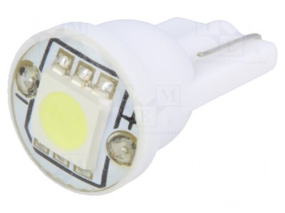 Lampă LED T10 W5W Alb Rece 12V 18lm foto