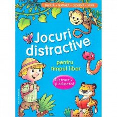 Jocuri distractive pentru timpul liber - albastru - Ioana Suilea