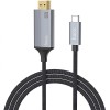 Adaptor HDMI la USB Type-C HOCO UA13, 1.8m, Gri - Audio/Video