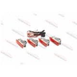Lampi LED lumina rosie/alba avertizare usi VW Golf 5, Golf 6, Passat