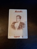 Fotografie tip CDV Portret Femeie , Bucuresti - 1906