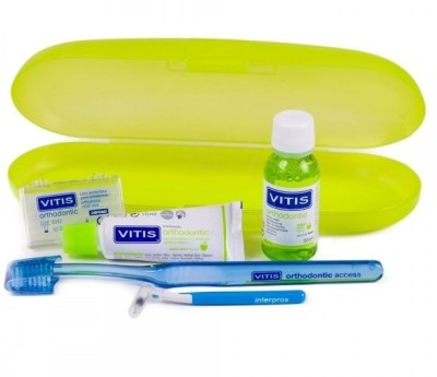 Set Igiena Dentara, DENTAID, Vitis, Orthodontic, Igiena Zilnica Aparate Dentare, din 6 Piese foto