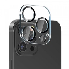Folie de protectie Camera Spate Lito S+ pentru Apple iPhone 13 Pro Max / 13 Pro, Sticla Securizata, Neagra