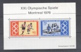 Germany Bundes 1976 Sport Olympic Games Montreal perf. sheet MNH DA.064, Nestampilat