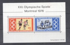 Germany Bundes 1976 Sport Olympic Games Montreal perf. sheet MNH DA.064