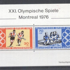 Germany Bundes 1976 Sport Olympic Games Montreal perf. sheet MNH DA.064