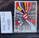 TS21 - Timbre serie - Elvetia - Helvetia 1992 Mi1477, Stampilat