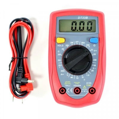 Multimetru digital aparat de masura cu display LCD DT33B foto