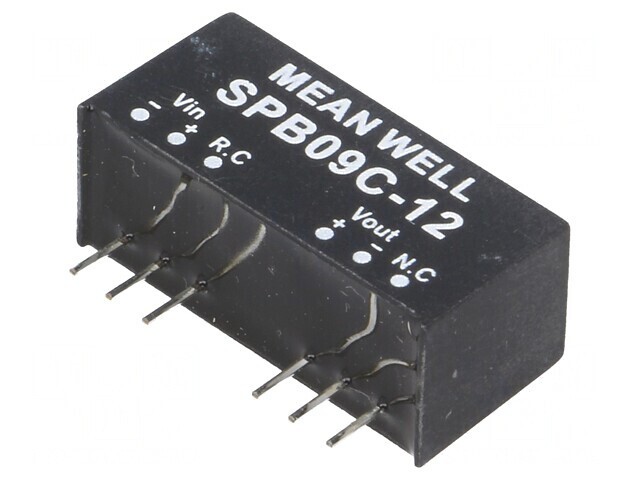 Convertor DC/DC 9W 36-75V la 12V 750mA SIP8