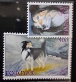 F&oslash;royar &ndash; 1994 Collie, set 2 valori (400) &ndash; c&acirc;ine de pază și turmă