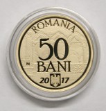 50 BANI 2017 . 10 ANI DE LA ADERAREA LA UNIUNEA EUROPEANA . PROOF .