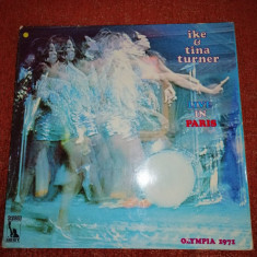 Ike & Tina Turner Live in Paris 2 LP Gatefold 1971 Liberty Ger vinil vinyl