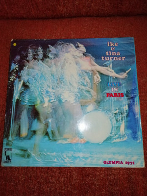 Ike &amp;amp; Tina Turner Live in Paris 2 LP Gatefold 1971 Liberty Ger vinil vinyl foto