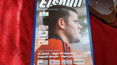 program FC Zurich - Bayer Leverkusen foto