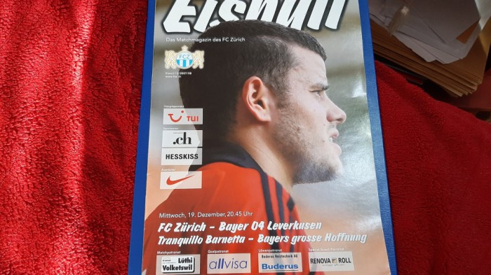 program FC Zurich - Bayer Leverkusen