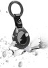 Breloc Metalic THD Negru pentru Apple AirTag, Prindere Chei, Rucsac, Geanta