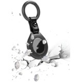 Breloc metalic marca THD pentru Apple AirTag, culoarea negru