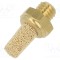 Amortizor de zgomot M5 bronz sinterizat F: 4mm PNEUMAT