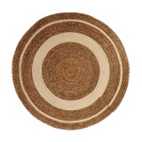 Covor rotund alge marine bumbac natur crem 150 cm