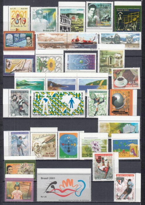 BRAZILIA 2001 LOT SERII MNH