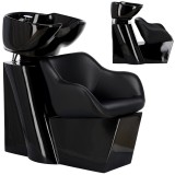Scafa coafor Retro pentru salonul de coafură și frizerie cu bol ceramic mobil armătură baterie si cască