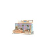 Căsuță de păpuși eMazing, cu magazin de &icirc;nghețată, mobilier și figurine