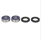 Cumpara ieftin Kit rulmenti + semeringuri roata fata Suzuki AN 250-400 Burgman - DR 350-650-800 - Yamaha MT 125 - X-City - X-Max - 125-250cc (All Balls)