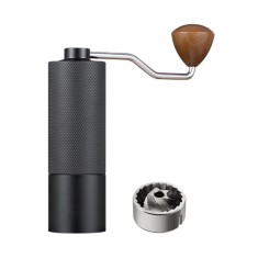 Rasnita de cafea, manuala, Reglaj pentru gradul de macinare, maner ergonomic din lemn, capac solid, usor de montat, 16 cm inaltime, 5 cm diametru
