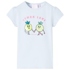 Tricou pentru copii, albastru deschis, 128 foto