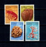 Algeria 1970 - Fauna marina, serie neuzata