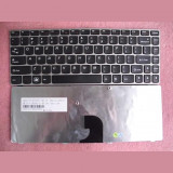Tastatura laptop noua LENOVO Z360 SILVER FRAME BLACK