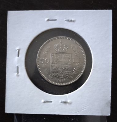 Moneda - Romania - 50 Lei 1938 foto