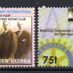 Papua Noua Guinee 2005, Aniversari, Rotary, serie neuzata, MNH