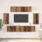 vidaXL Set Dulapuri TV 6 pcs Lemn vechi 80 x 30 x 30 cm Lemn compozit 3393432