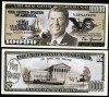 !!! SUA = FANTASY NOTE , PLAY MONEY = 10.000 DOLARI , REAGAN - 2022 - UNC