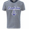 Tricou Sailor print &quot;Captain&quot; ancora marimi S, M, L, XL bumbac pt dama