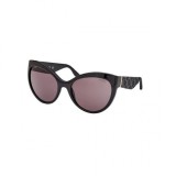 Guess GU00130 01A Ochelari de Soare Damă Butterfly Negri Lentile Gri 61mm