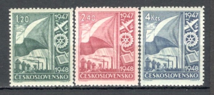Cehoslovacia.1947 Reconstructia industriei XC.178