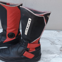 PrexPort | cizme moto | unisex | din piele | mar. 40 - 26 cm